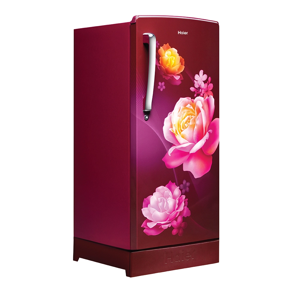 Haier 185L 2 Star Direct Cool Single Door Refrigerator with Toughened Glass Shelf - HRD-2062PRN-N